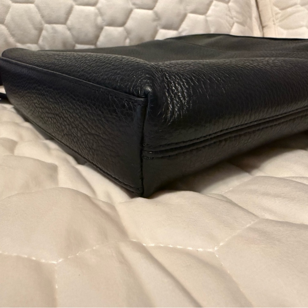 Coach Black Leather Houston Flight Bag - Picture 5 of 9